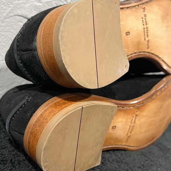 🔥🔥 TO BOOT NEW YORK Adam Dereck Black Suede Penny Loafers Italy Sz 9 - PERFECT - Picture 11 of 12